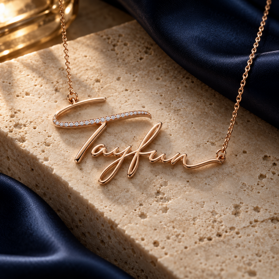 NUA Sign Handwriting Pendant